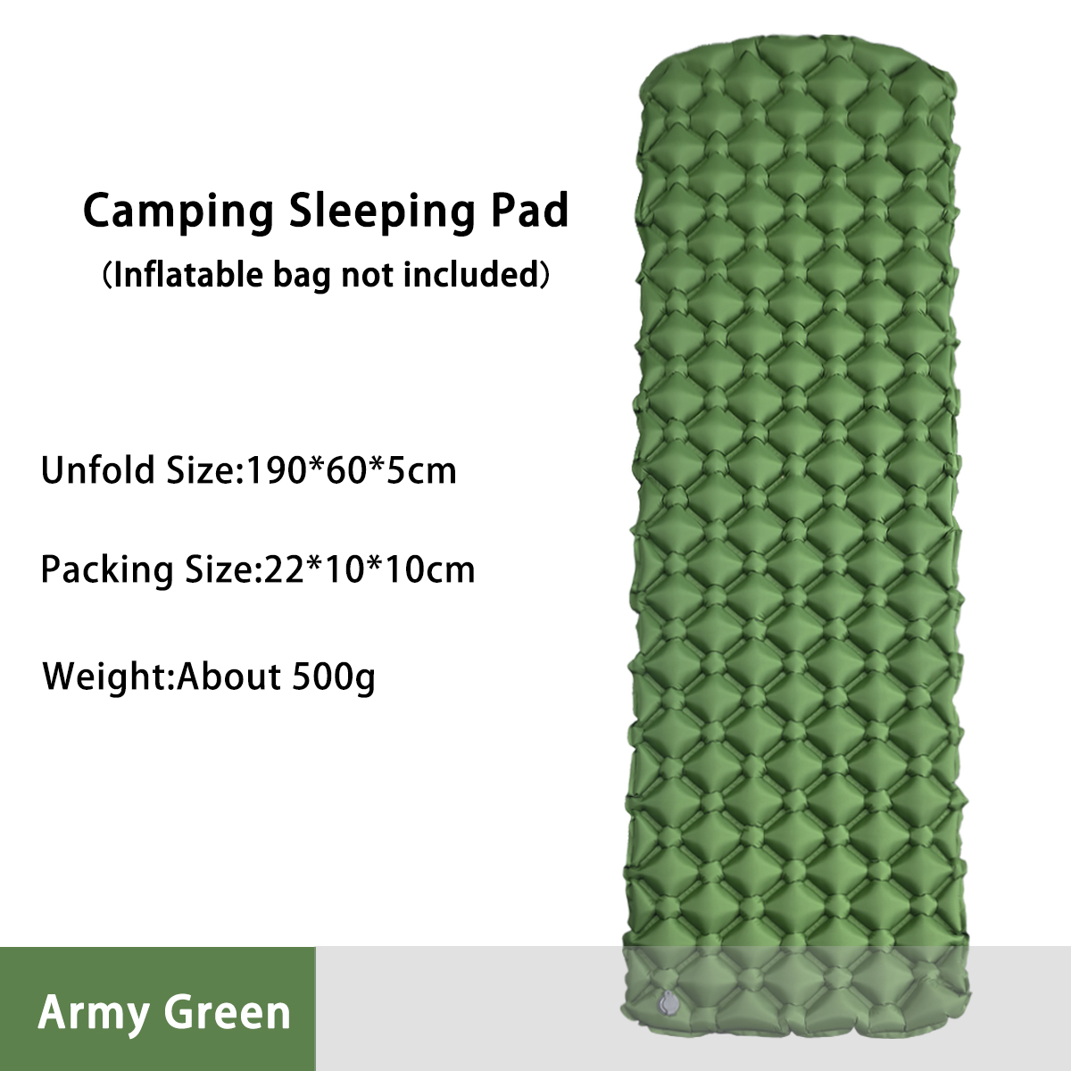 Outdoor Camping Rugs - Camping-Luftmatratze für Zelt Faltbares Campingbett Schlafmatte
