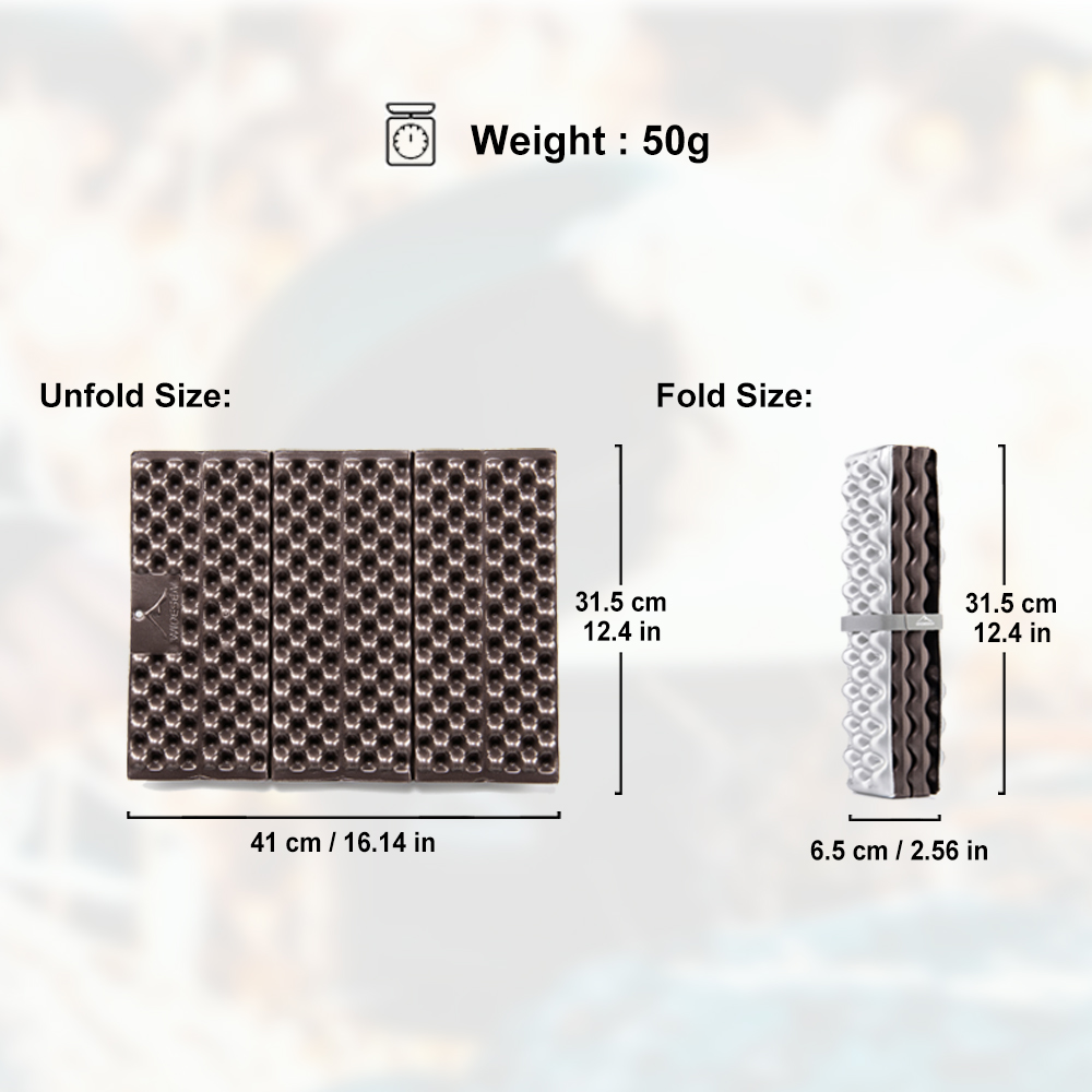 Wideea Camping faltbare Matte  – Outdoor Camping Rugs Bewertung und Preis