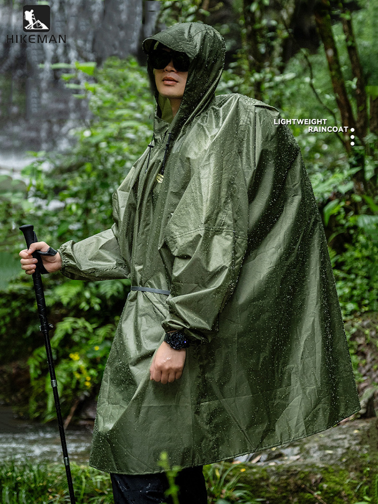 Ultraleichter Regenmantel mit  – Camping Rain Poncho Bewertung und Preis