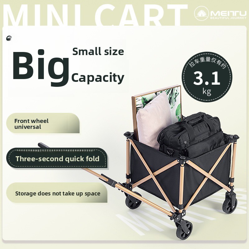 Outdoor-Klappwagen, tragbarer  – Outdoor Camping Trolley Bewertung und Preis