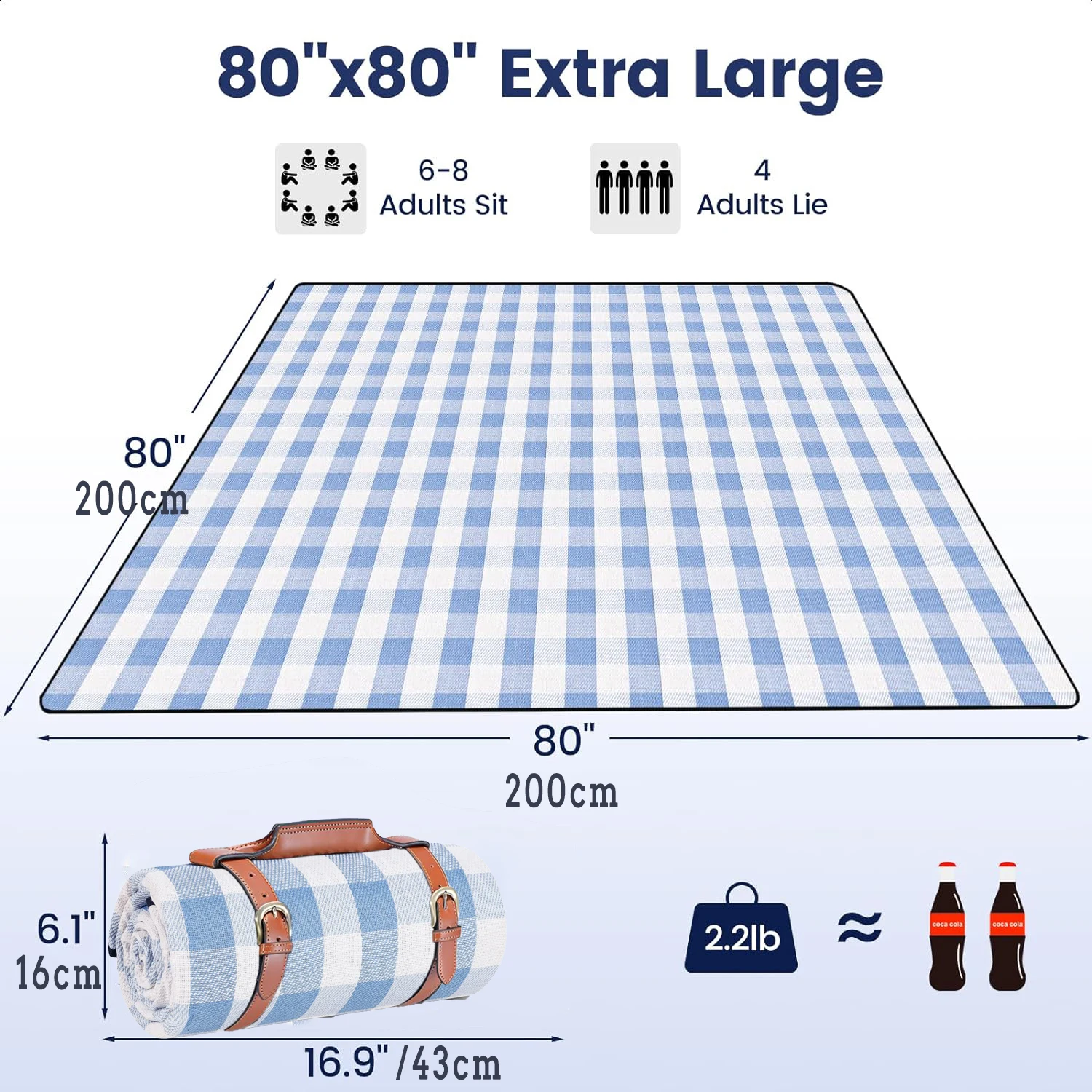 ZHUOHUA Picknickdecke Extra Gr – Outdoor Camping Rugs Bewertung und Preis